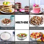 TeamFar 6-Inch Stainless Steel Cake Pan Set
