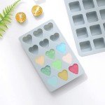 Silicone Candy and Chocolate Molds Set (3 Pieces)