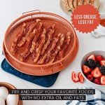 Chef Pomodoro Copper Air Fryer Crisper Tray Set