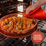 Chef Pomodoro Copper Air Fryer Crisper Tray Set
