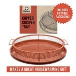 Chef Pomodoro Copper Air Fryer Crisper Tray Set