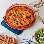 Chef Pomodoro Copper Air Fryer Crisper Tray Set