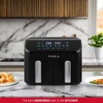 Holstein 8.4QT Dual Basket Digital Air Fryer