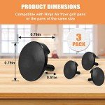 3 PCS Silicone Replacement Feet for Ninja Air Fryers