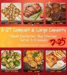 DAYBEST 1700W Stainless Steel Air Fryer - 6L