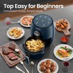 Compact 2.1QT 4-in-1 Air Fryer - Dark Blue