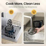 Compact 2.1QT 4-in-1 Air Fryer - Dark Blue