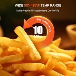 Nuwave Brio 15.5Qt 10-in-1 Air Fryer Oven