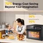 Extra Large 32QT Air Fryer Toaster Oven Combo