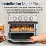 Reusable Non-Stick Air Fryer Oven Liners - 4 Pack