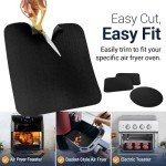 Reusable Non-Stick Air Fryer Oven Liners - 4 Pack