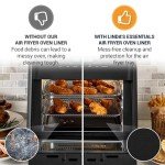 Reusable Non-Stick Air Fryer Oven Liners - 4 Pack