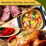 Square Air Fryer Disposable Paper Liners - 120 Pcs