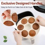 Nonstick Silicone Muffin Pan for Air Fryers