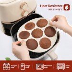 Nonstick Silicone Muffin Pan for Air Fryers