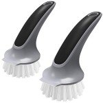 MR.SIGA Cleaning Brushes for Pots and Pans - 2 Pack