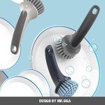 MR.SIGA Cleaning Brushes for Pots and Pans - 2 Pack