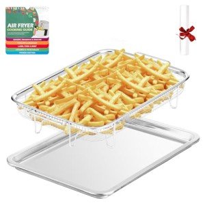 Ridgepole 12.8" Air Fryer Basket and Tray Set