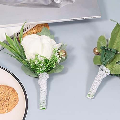 Handmade Rose Boutonnieres for Weddings and Proms