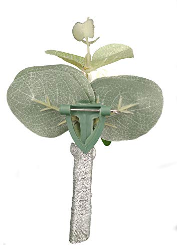 White Wedding Boutonnieres for Men and Women