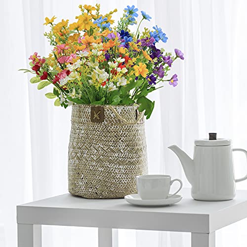 6-Pack Silk Daisy Wildflowers for Indoor/Outdoor Decor