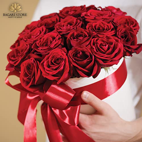Red Artificial Roses - 18 Bundle for Decoration