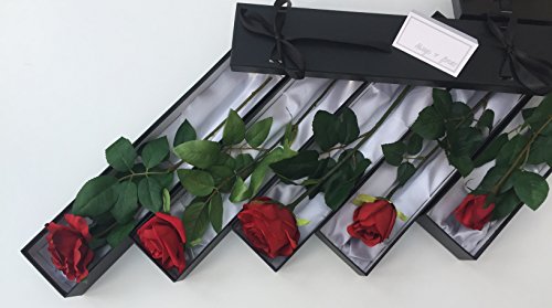 Romantic Red Rose in Silk-lined Gift Box