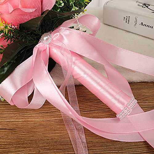 Artificial Rose Bridal Bouquet - 9 Inches