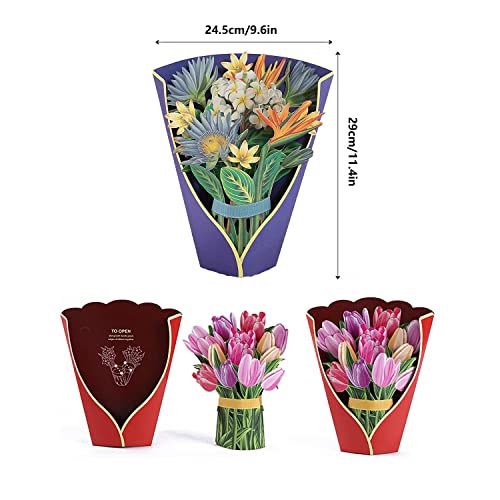 Life-Sized 3D Pop Up Flower Card