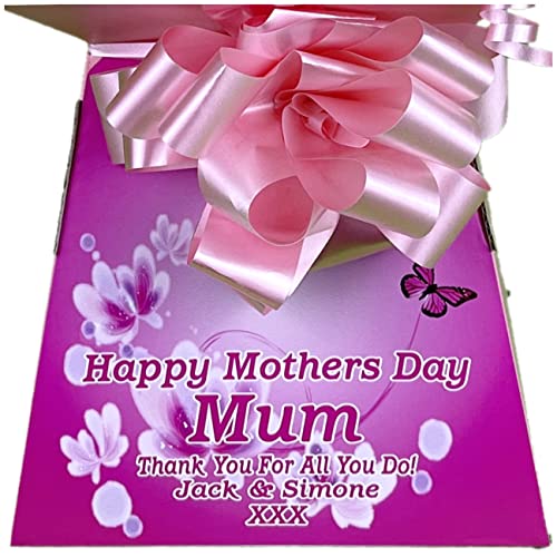 Personalised Lindor and Ferrero Chocolate Bouquets for Mothers Day