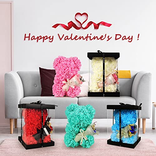 Rose Bear Bouquet for Her - White