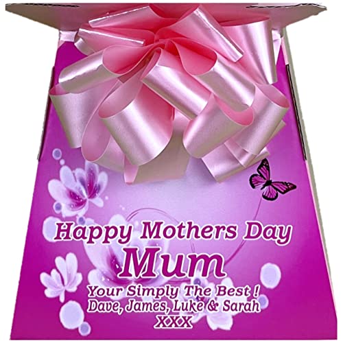 Personalised Lindor and Ferrero Chocolate Bouquets for Mothers Day