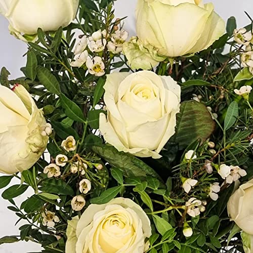 Premium White Rose Bouquet for Special Occasions