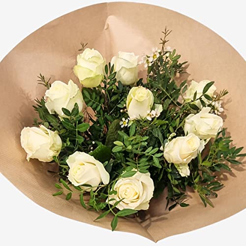 Premium White Rose Bouquet for Special Occasions
