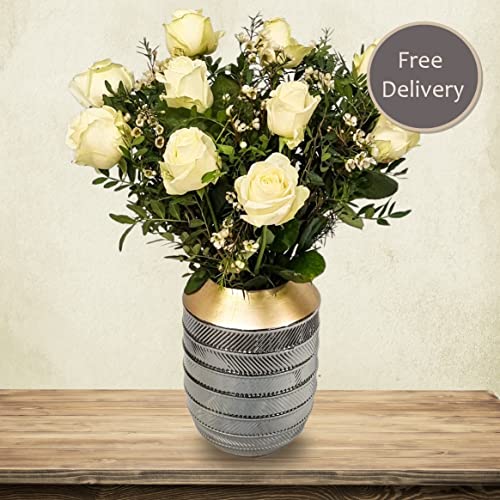 Premium White Rose Bouquet for Special Occasions