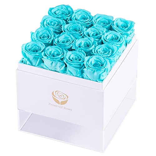 Yamonic Eternal Roses in Tiffany Box - Surprise Her