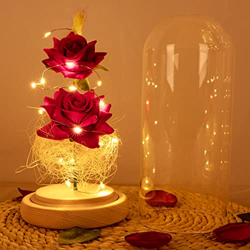 Enchanted LED Rose Gift for Her