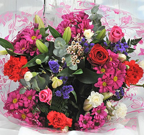 Superb Mixed Fresh Flower Bouquet with Velvet Rose