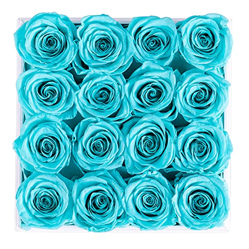 Yamonic Eternal Roses in Tiffany Box - Surprise Her