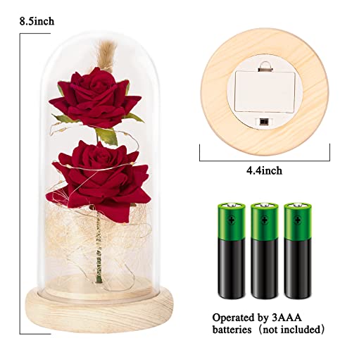 Enchanted LED Rose Gift for Her