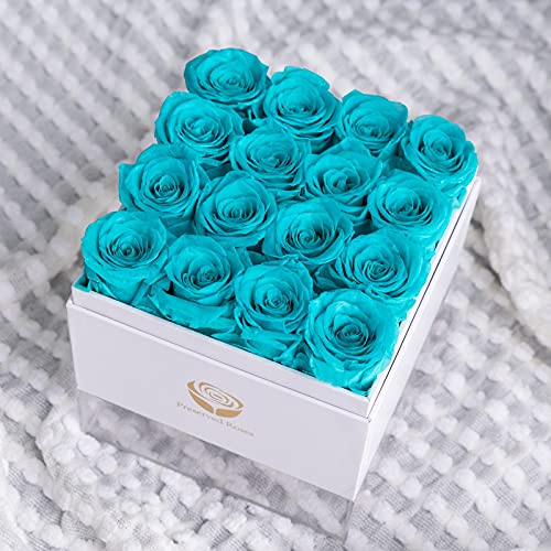 Yamonic Eternal Roses in Tiffany Box - Surprise Her
