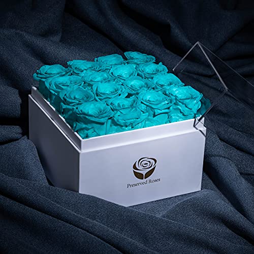 Yamonic Eternal Roses in Tiffany Box - Surprise Her