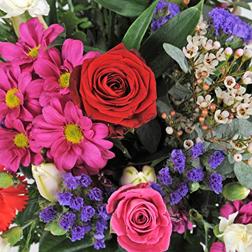 Superb Mixed Fresh Flower Bouquet with Velvet Rose