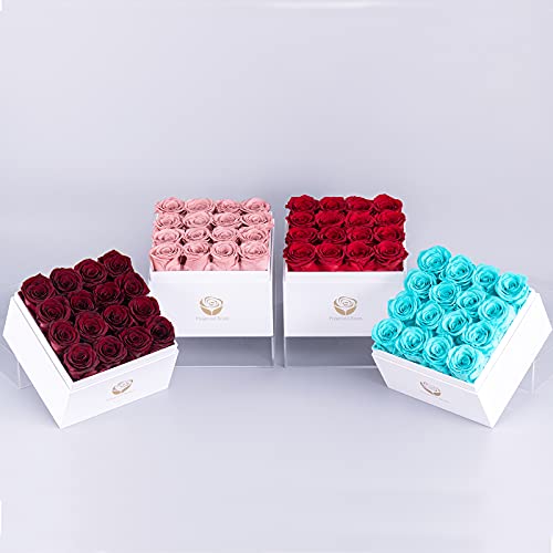 Yamonic Eternal Roses in Tiffany Box - Surprise Her