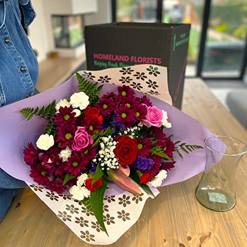 Superb Mixed Fresh Flower Bouquet with Velvet Rose