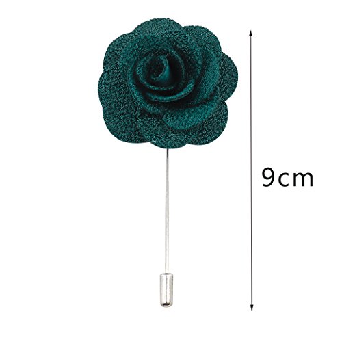 Handmade Flower Lapel Pins for Weddings (10 pack)