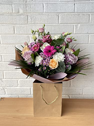 Sell Flowers Online, Select Stunning Colourful Fresh Mixed Flowers To Create The Perfect Anniversary Flowers, Birthday Flowers, Thank Gift, Free Next Day Delivery Prime, (S21F)