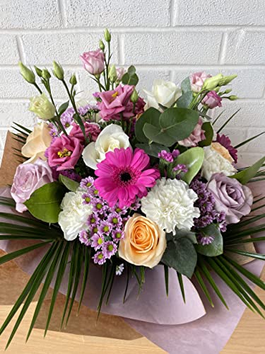 Sell Flowers Online, Select Stunning Colourful Fresh Mixed Flowers To Create The Perfect Anniversary Flowers, Birthday Flowers, Thank Gift, Free Next Day Delivery Prime, (S21F)