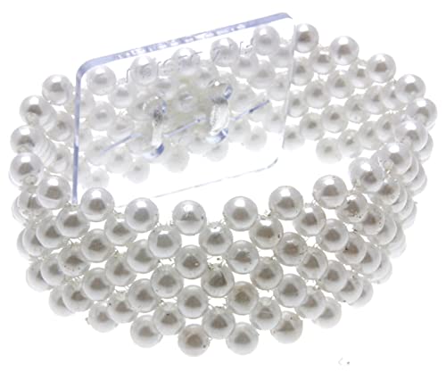 Classic White Corsage Bracelet - Corsage Creations