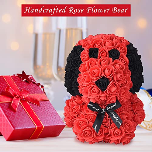 Handmade Eco-Friendly Rose Teddy Bear Bouquet